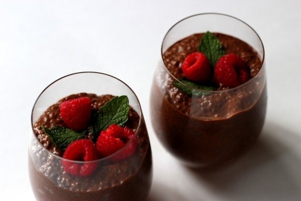 Mint Chocolate Chia Pudding