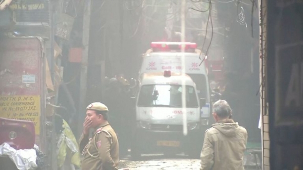 'Extremely horrific' fire at New Delhi factory kills at least 43 workers
'Extremely horrific' fire at New Delhi factory kills at least 43 workers