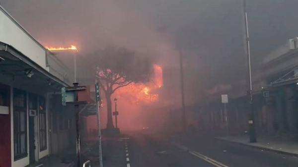 Hawaii wildfires: At least six people dead after flames destroy large parts of town in Maui