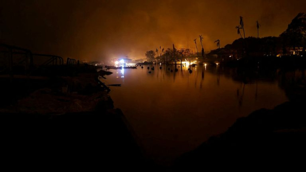 Hawaii wildfires: At least six people dead after flames destroy large parts of town in Maui